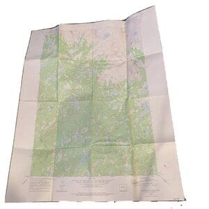 Dept. Of Interior Map - Horseshoe Lake Wyoming - 22” x 27” Topo Vintage 1968